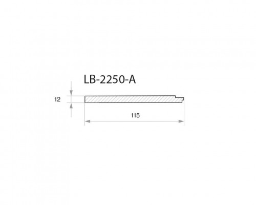 Профиль МДФ AGT LB-2250-A 12*115*2800 мм, супермат макарон грин 3015 1 шт. Профиль МДФ AGT LB-2250-A 12*115*2800 мм, супермат макарон грин 3015 1 шт.
