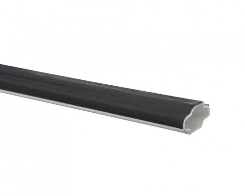 Профиль декоративный Isabel 18X8, двусторонний, белый/антрацит 7016