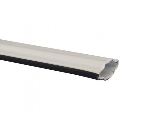 Профиль декоративный Isabel 18X8, двусторонний, белый/антрацит 7016