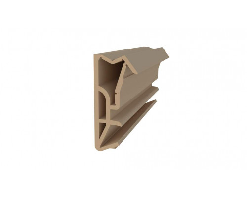 Профиль контурный для межкомнатных дверей DEVENTER, ТЭП, бежевый RAL 1001