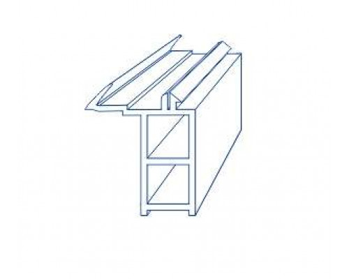 Профиль подставочный, совместим с профилем KBE 58 (142), 6.5м