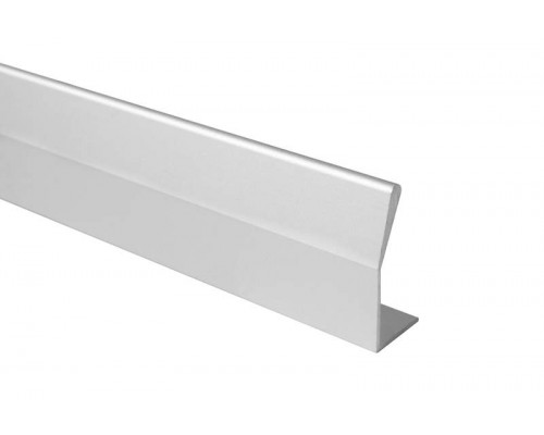 Профиль ручка для фасадов, серия BRIN, L=3000 мм, алюминий, серебро. 1 шт.