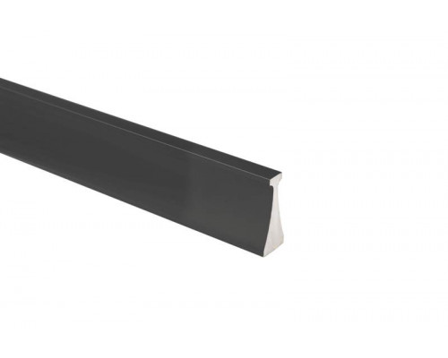 Профиль ручка для фасадов, серия FORT, L=3000 мм, алюминий, черный. 1 шт.