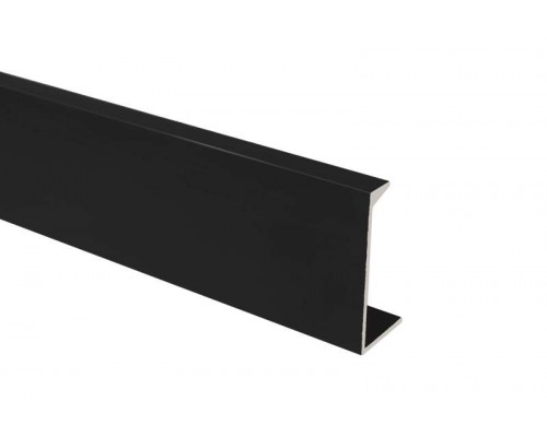 Профиль ручка для фасадов, серия KARE, L=3000 мм, алюминий, черный. 1 шт.