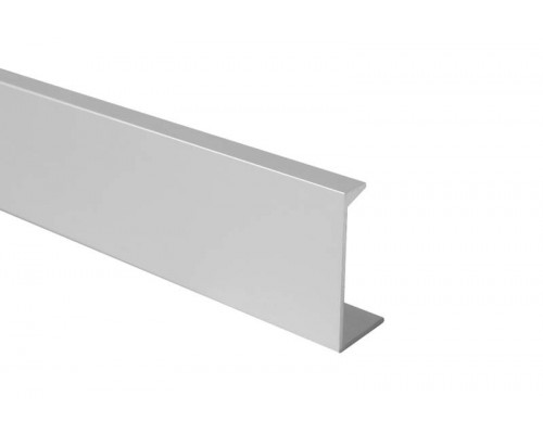 Профиль ручка для фасадов, серия KARE, L=3000 мм, алюминий, серебро. 1 шт.