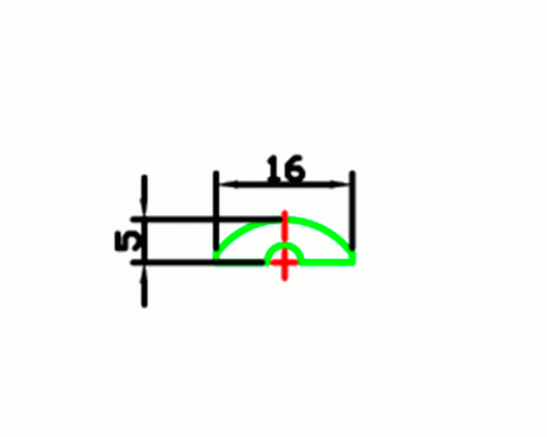 Профиль трека 6250 мм анодированный, 25507901120