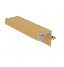 Профиль врезной GOLA FIRMAX для верхних баз, для ДСП-16/18мм, L=3000мм, алюминий золото браш 1 шт.