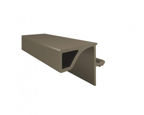 Профиль врезной GOLA FIRMAX для верхних баз, для ДСП-16/18мм, L=3000мм, шампань анод, алюминий 1 шт.