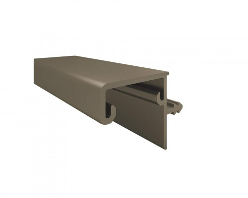 Профиль врезной GOLA FIRMAX для верхних баз с пазом для светодиодной ленты, для ДСП-16/18мм, L=3000мм, шампань анод, алюминий 1 шт.