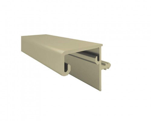 Профиль врезной GOLA FIRMAX для верхних баз с пазом для светодиодной ленты, для ДСП-16/18мм, L=3000мм, золото анод, алюминий 1 шт.