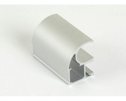 Профиль-ручка асимметричная, FIRMAX, алюминий, L=5400 мм, серебро. 1 шт.