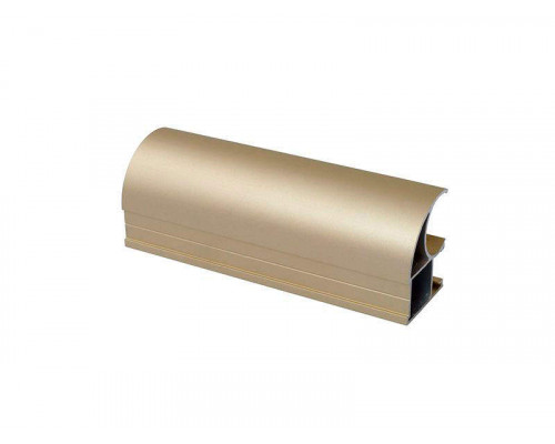 Профиль-ручка асимметричная, алюминий, L=5400 мм, золото. 1 шт.