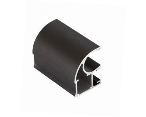 Профиль-ручка асимметричная облегченная, алюминий, L=4800 мм, бронза. 1 шт.