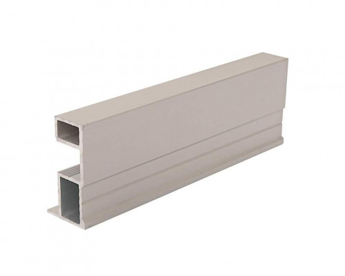 Профиль-ручка квадро Classic Slim, алюминий, L=5400 мм, серебро. 1 шт.