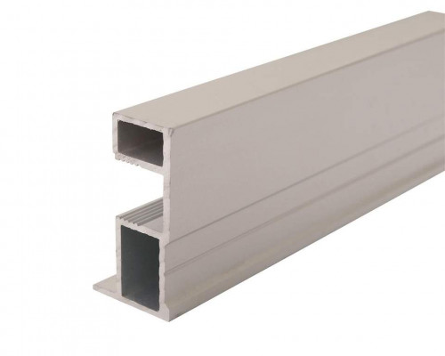Профиль-ручка квадро Classic Slim, алюминий, L=5400 мм, серебро. 1 шт. Профиль-ручка квадро Classic Slim, алюминий, L=5400 мм, серебро. 1 шт.