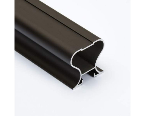 Профиль-ручка симметричная, FIRMAX, алюминий, L=5400 мм, темная бронза. 1 шт.