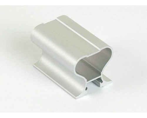 Профиль-ручка симметричная, алюминий, L=5400 мм, серебро. 1 шт.