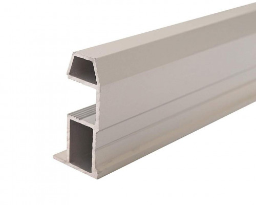 Профиль-ручка трапециевидная Classic Slim, алюминий, L=5400 мм, серебро. 1 шт. Профиль-ручка трапециевидная Classic Slim, алюминий, L=5400 мм, серебро. 1 шт.