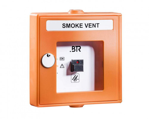 Пульт аварийного управления RWA Break glass unit HSE, оранжевый