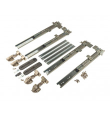 R01 Комплект на 1 дверь, направляющая глубиной 550 мм., DTC.