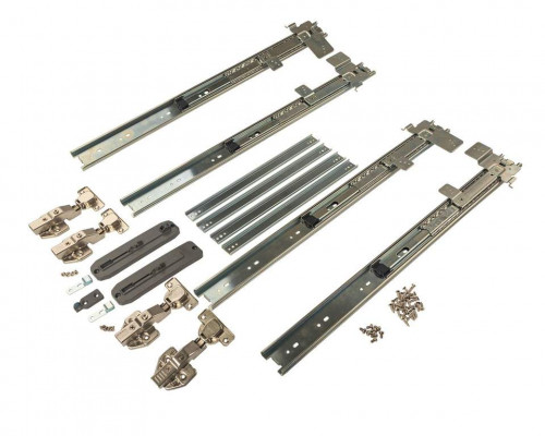 R01 Track-Pro Комплект на 1 дверь, направляющая глубиной 650 мм., DTC.