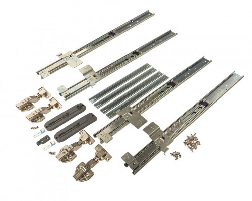 R01 Track-Pro Комплект на 1 дверь, направляющая глубиной 650 мм., DTC.