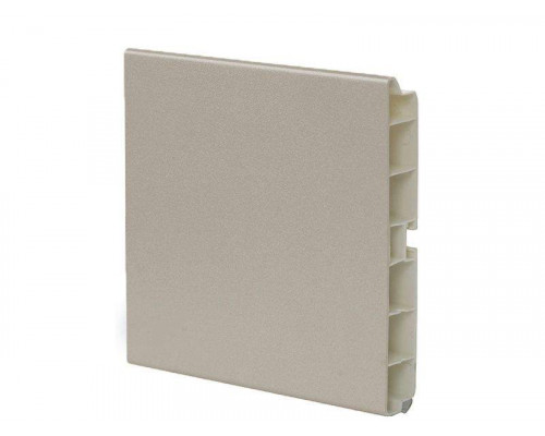 Цоколь кухонный ПВХ Алюминий гладкий H=100мм L=4м FIRMAX 1 шт.