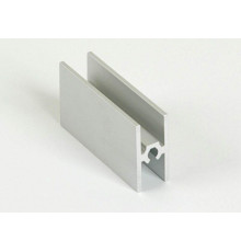 Планка средняя под крепеж, алюминий, L=5800 мм, черный муар. 1 шт.