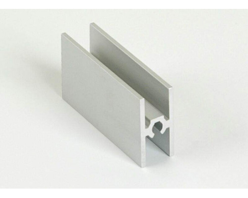 Планка средняя под крепеж, алюминий, L=5800 мм, черный муар. 1 шт.