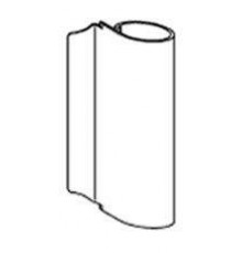 Накладка декоративная верхней петли на створке W KF белая RAL9016 1 шт.