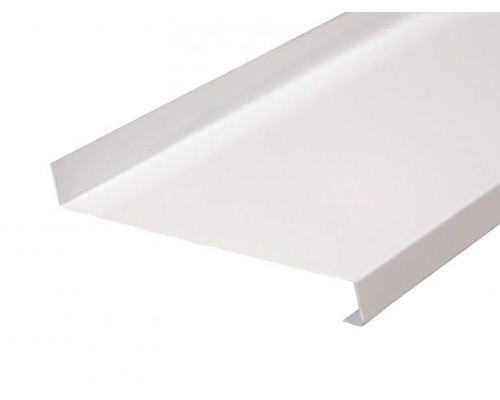 Отлив стальной 180 мм белый (RAL9003) 6м