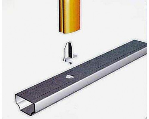 Переплет декоративный Baviera 8мм 3м золотой