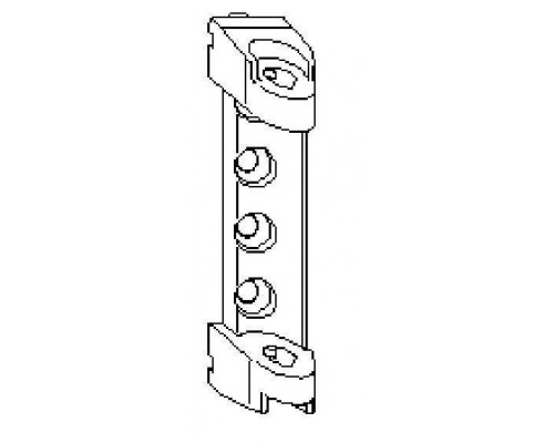 Петля на раме верхняя 7мм 120кг 1 шт.