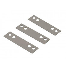 Подкладка под петлю рамная 1 мм, /3 шт./, серебро R01.1