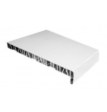 Подоконник пластиковый АНВ-40 /700/ белый /6,0м/ c 2 капиносами