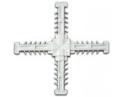 Соединение крестовое Elisabeth 18мм белое/коричневое (пара)