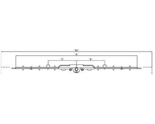 Запор осн.пов-отк. средний DM 7.5 мм 1695-2195  (2цапфы)