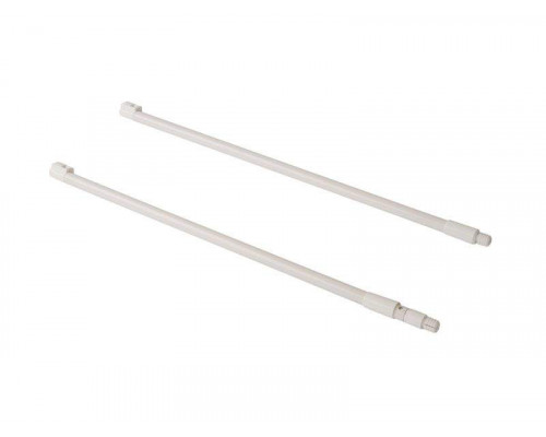 Рейлинги Firmax длина 500 мм, круглые верхние для ящика Newline, белые 1 ком.