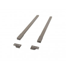 Рейлинги Firmax длина 500 мм, квадратные верхние для ящика Slimline + комплект из двух креплений, кашемир