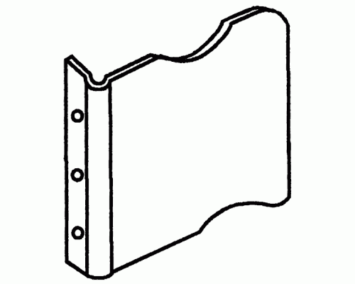 Ручка Bauset для МС коричневая RAL 8017 (металл)