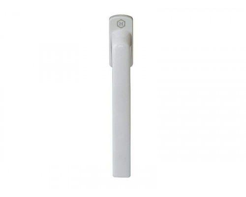 Ручка  HKS/SP, цв. белый  с накладкой под личинку замка