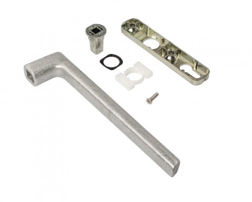 Ручка HS 12 без отдельной накладки PZ без четырёхгранного штифта 10 ,без цвета