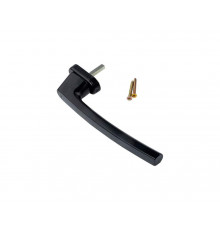 Ручка Rotoline Patio Alversa 200мм, длина штифта 37 мм, черная