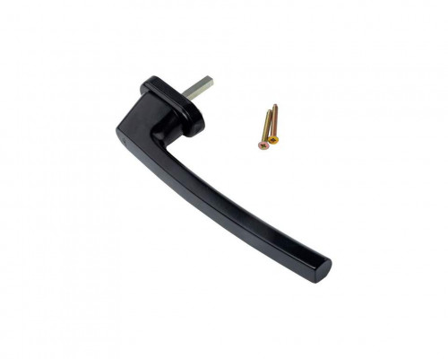 Ручка Rotoline Patio Alversa 200мм, длина штифта 37 мм, черная