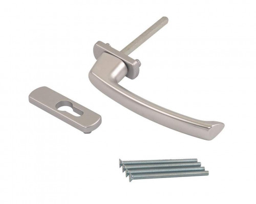 Ручка SKB Harmony внешняя PZ толщ. профиля до 64-73 мм, серебро