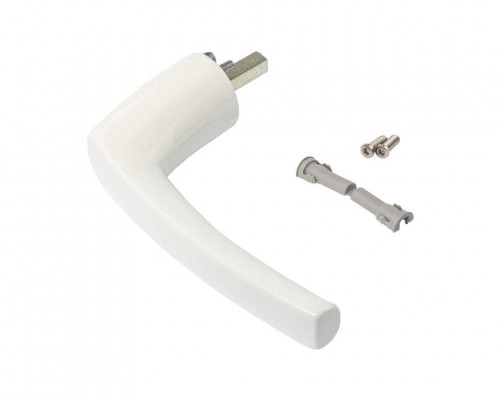 Ручка для алюминиевого окна без розетки, белый R07.2