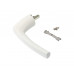 Ручка для алюминиевого окна без розетки, белый R07.2