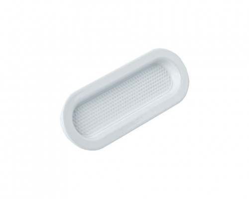 Ручка для сдвижных дверей  наружная ракушка, белый