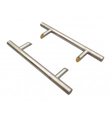 Ручка двустор. для алюм. двери, нерж. сталь, со смещением, комплект с крепл., L=500, м/о = 300, D=32, 114.CS.300.45 1 шт.