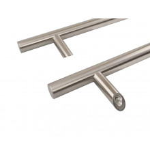 Ручка двустор. для алюм. двери, со смещением, комплект с крепл., L=1200, м/о=1000, D=32, 114.SS.1000.45 1 ком.